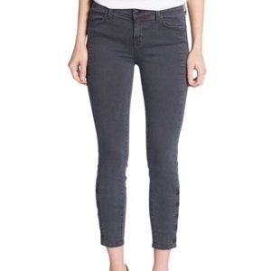 J Brand Suvi Skinny Jeans in Chrome Gray